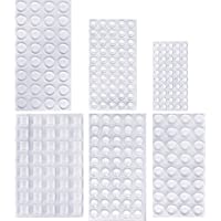 254 Piezas Pies de Goma Transparentes Almohadilla Autoadhesiva Tope de Goma Parachoques de Puerta de Gabinete…